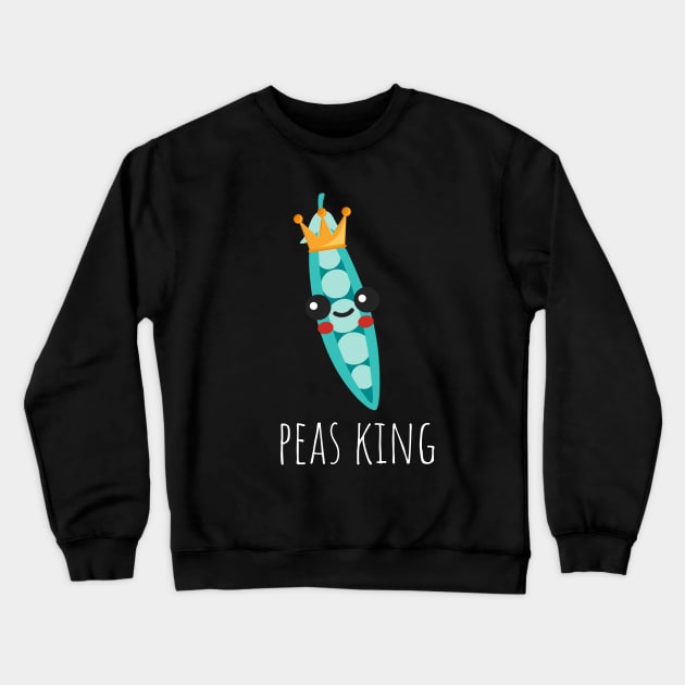 Peas King Cute Crewneck Sweatshirt by DesignArchitect